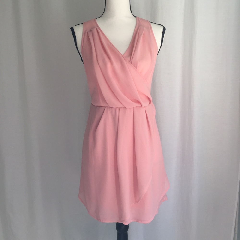 Pretty CALS Light Pink Chiffon Dress